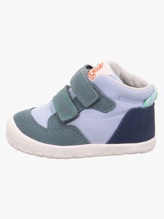 Superfit Flummi Barefoot Sneakers, Blå/Ljusgrön