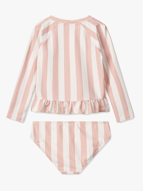 LIEWOOD Dagny Badset, Stripe Sorbet Rose/Creme De La Creme