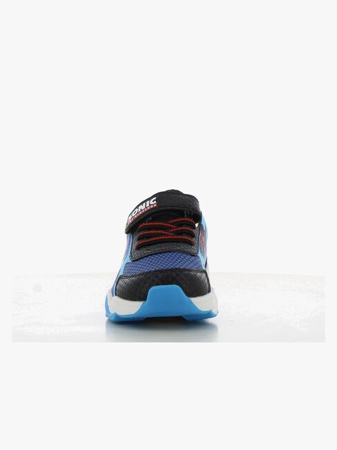 Sonic  Blinkande Sneakers, Black/Cobalt Blue