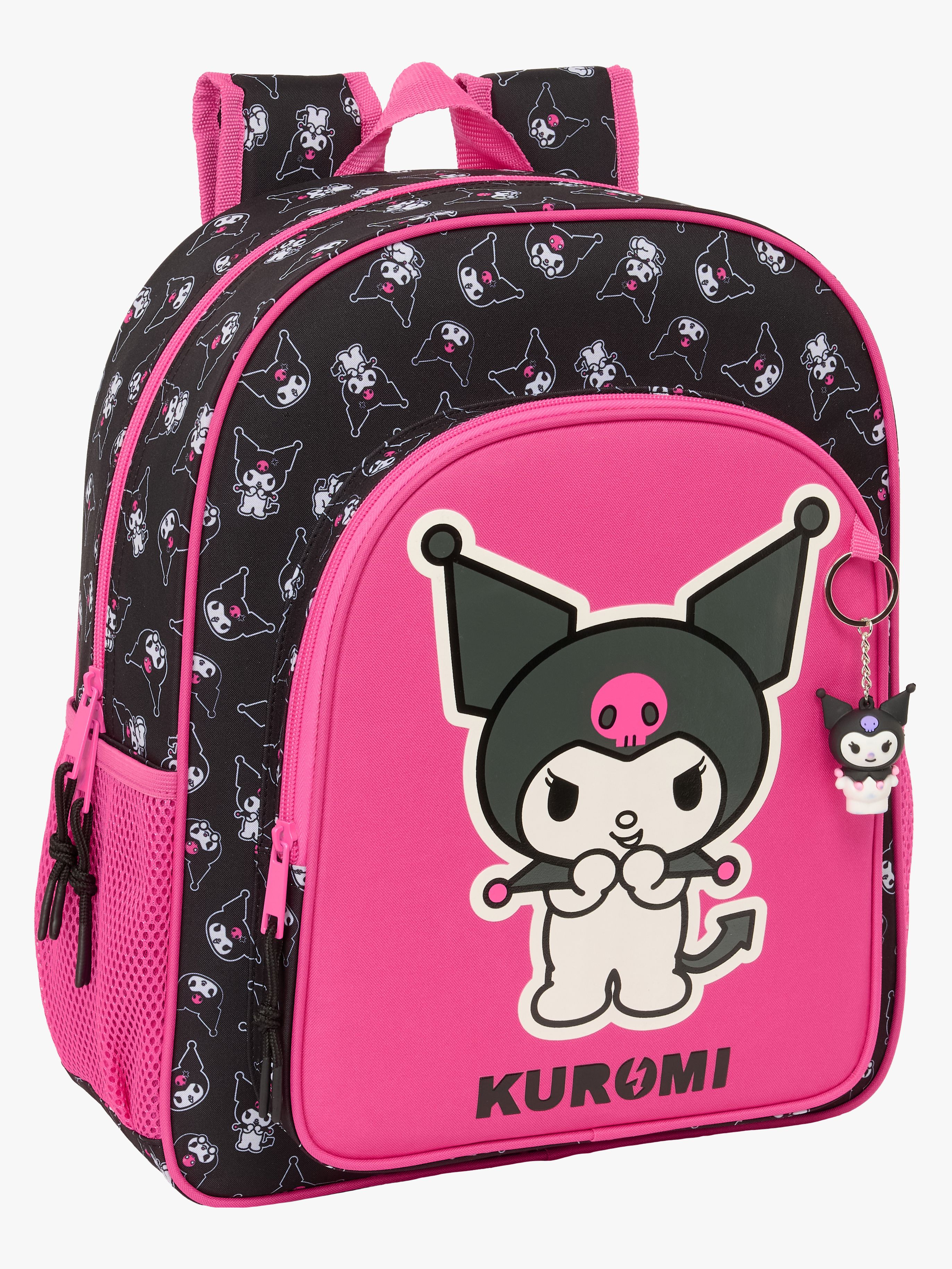 Hello Kitty Kuromi Small Ryggsäck 15L, Rosa/svart