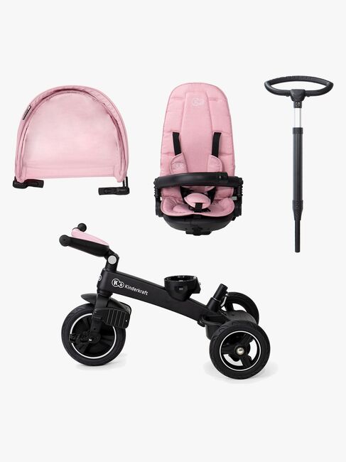 Kinderkraft Trehjuling Easytwist, Rosa