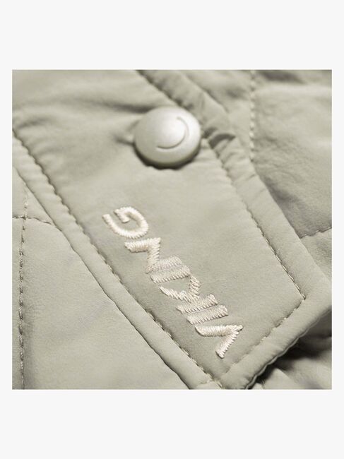 Viking x Kenza Quiltad Jacka, Light Green