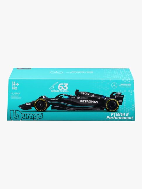 Bburago Mercedes W14 F1 Racerbil 2023 Russell 1:24
