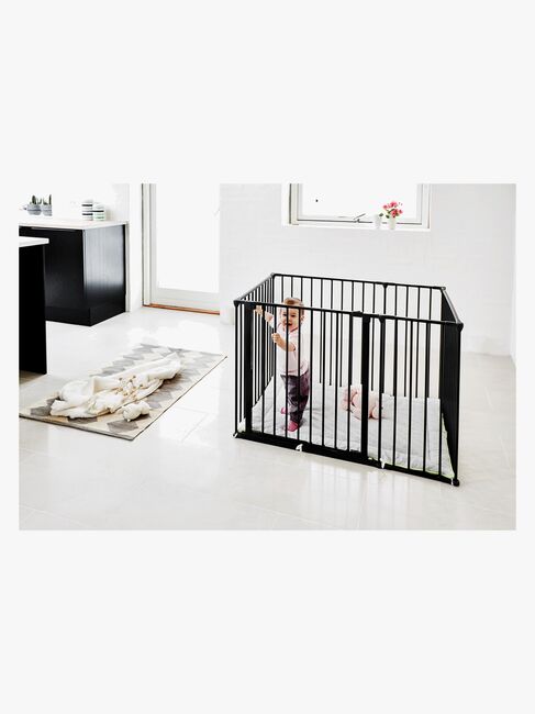 BabyDan Square Lekhage 105x72x71 cm, Svart