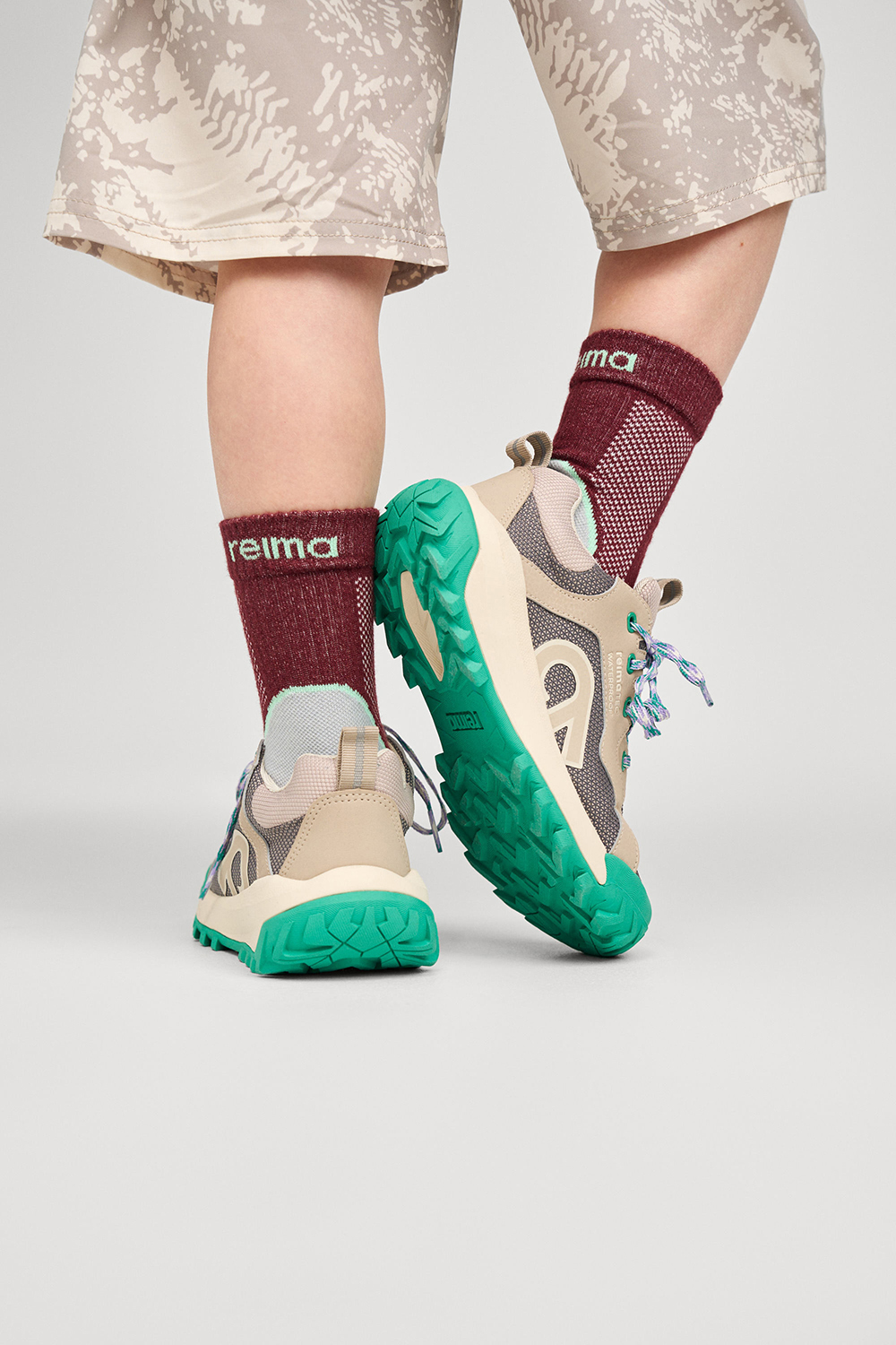 Reima Kulkuri  Vattentäta Sneakers, Earthy Beige