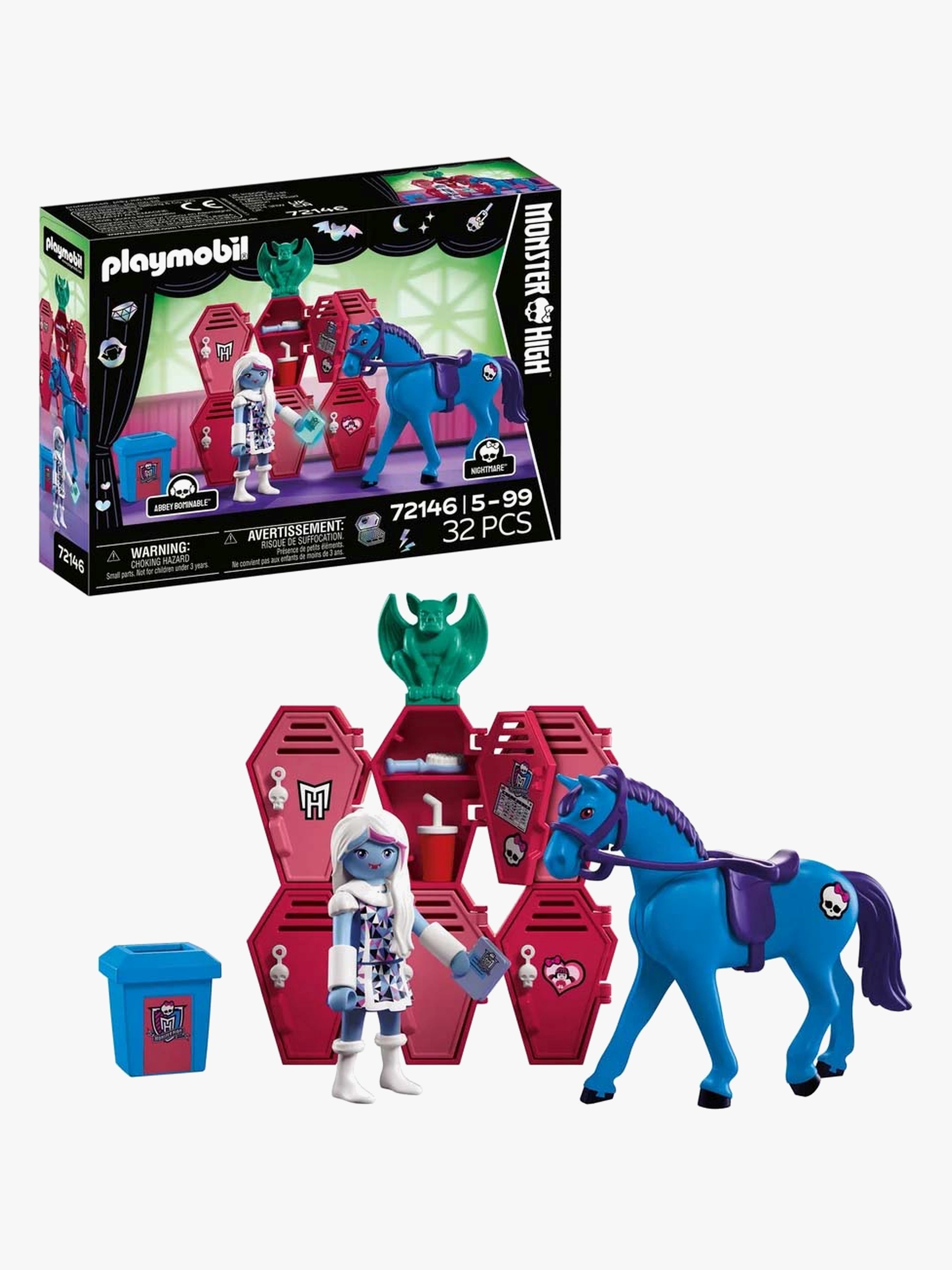 Playmobil Monster High 72146 Abbey Vid Skåpen