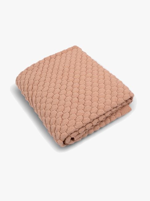 FILIBABBA  Stickad Filt, Ivory Cream