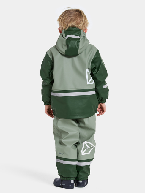 Didriksons Boardman Fodrat Regnställ, Light Moss