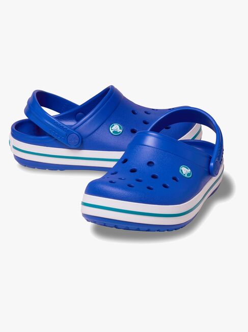 Crocs Crocband Tofflor, Blue Bolt/Turbo Teal
