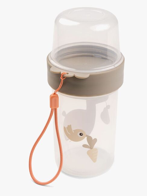 Done By Deer Lalee To Go Two-Way Snacksbehållare, Sand