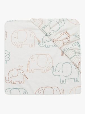 Jollein Dra-på-lakan 40x80, Elephant Tales