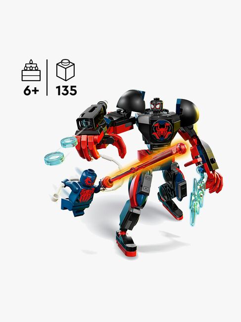 LEGO Super Heroes 76337 Miles Morales robot mot Spider-Man 2099
