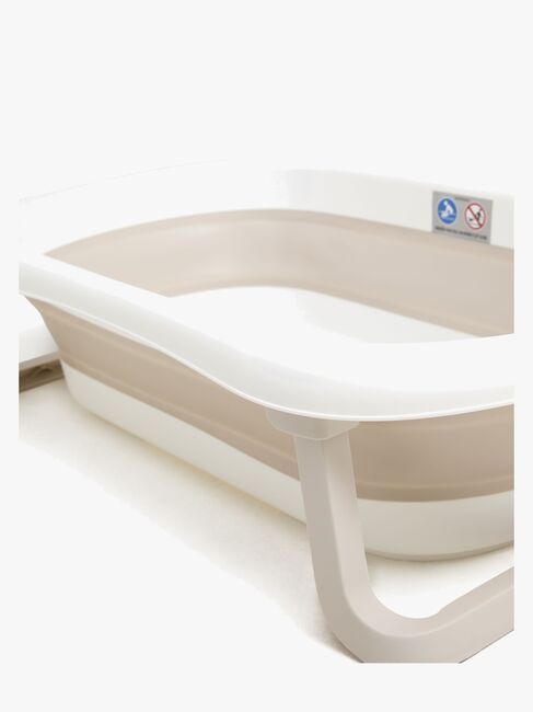 Beemoo CARE Assist Hopfällbar Badbalja, White/Beige