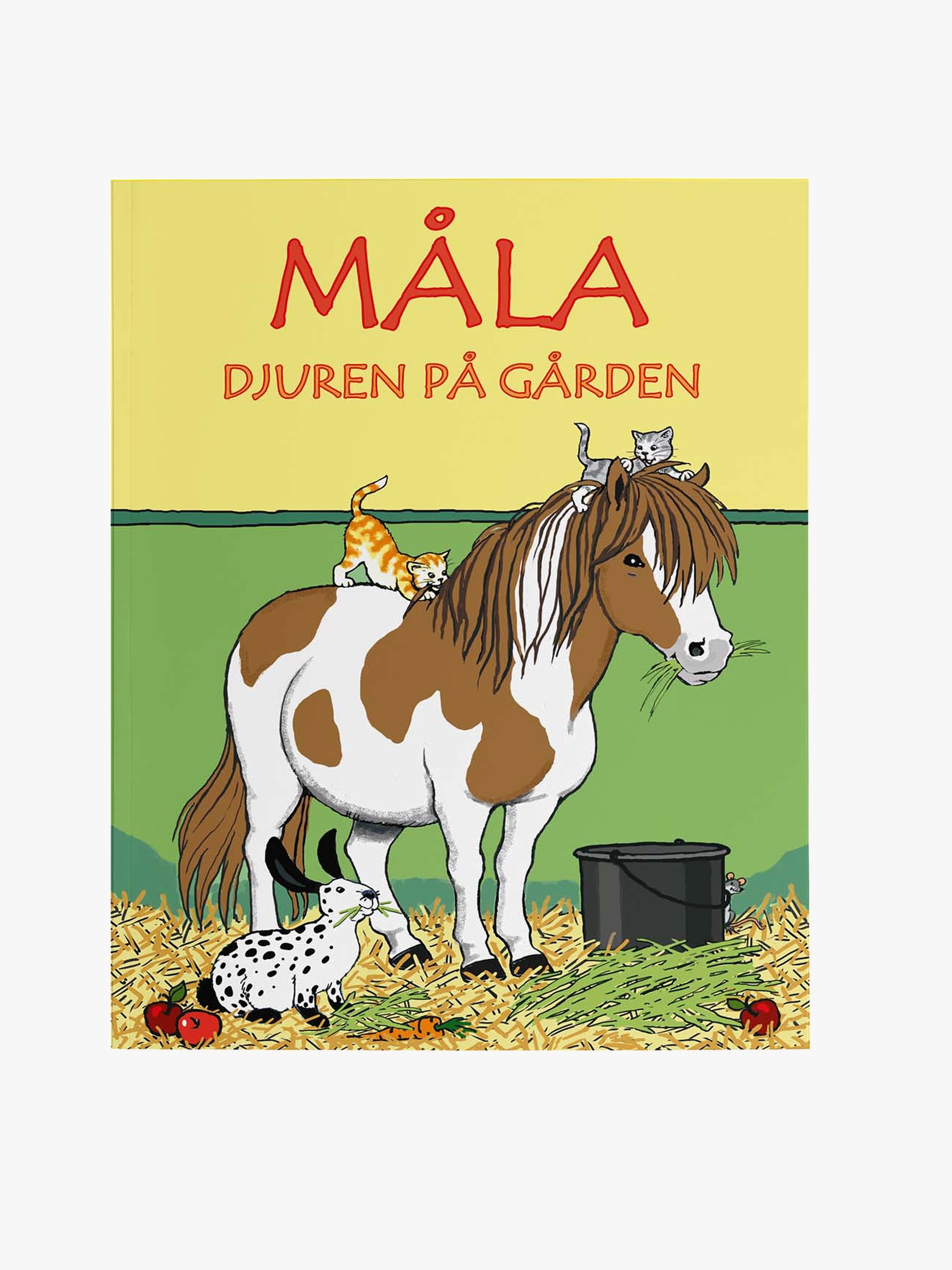 Hjelm Förlag Måla Djuren På Gården Målarbok