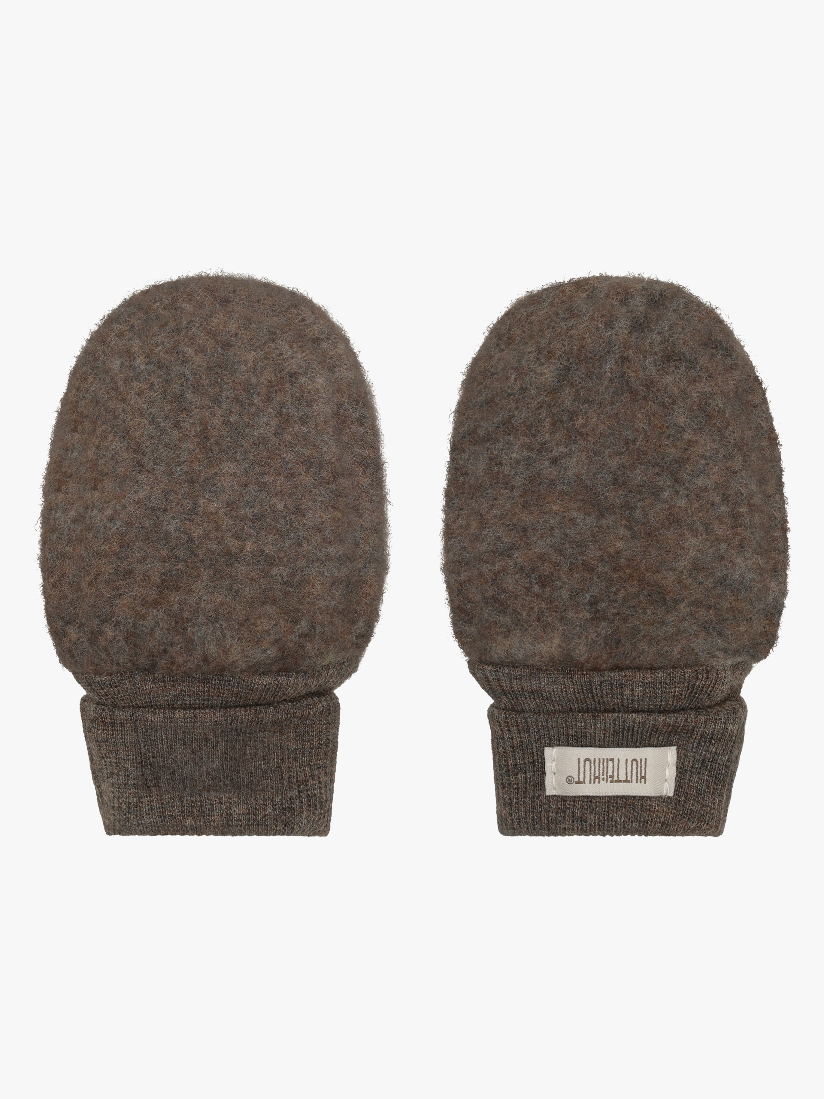 Huttelihut Vantar Ullfleece Merino, Brown Melange, 62-68
