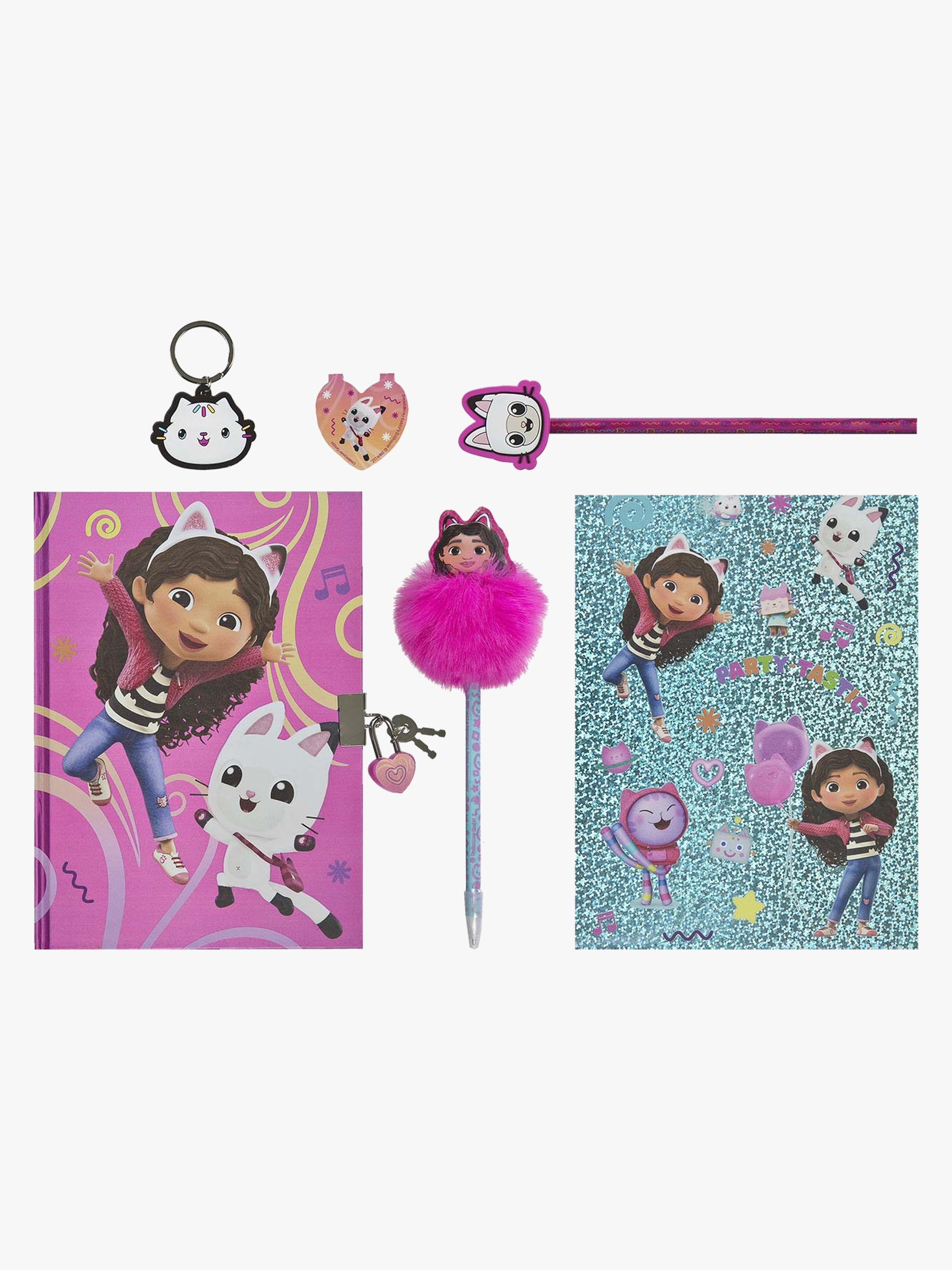 Gabby's Dollhouse Dagbok Med Tillbehör Glitter