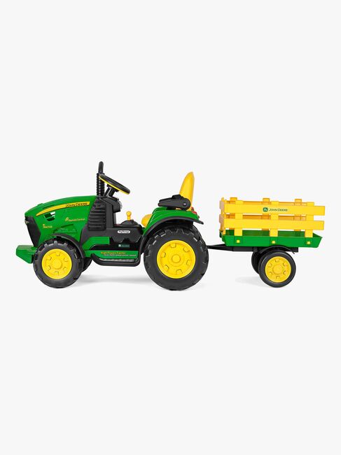 Peg Perego John Deere Eltraktor med Släp