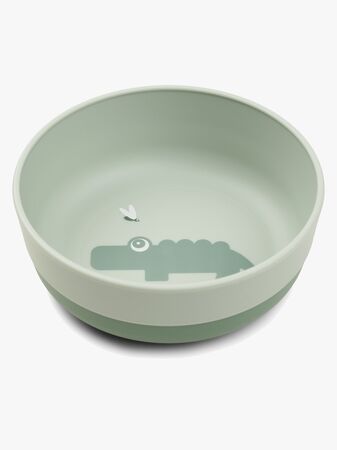 Done By Deer Foodie Skål Croco, Grön