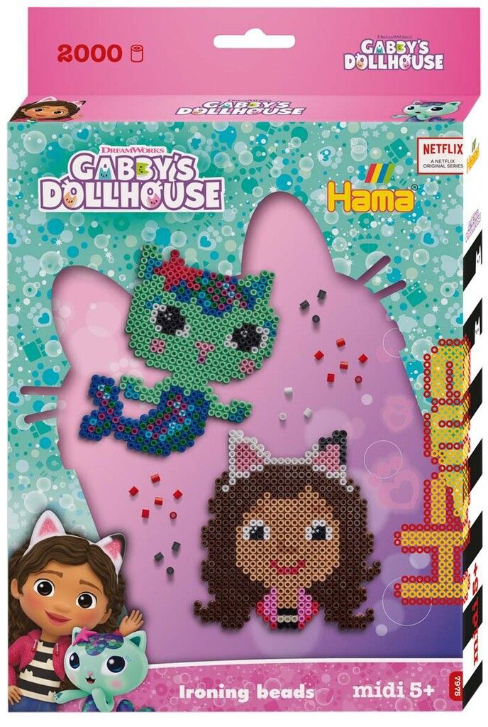 Hama Midi Gabby’s Dollhouse Pärlset 2000 st