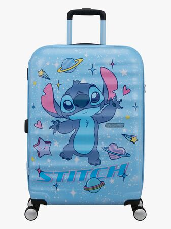 American Tourister Wavebreaker Disney Spinner Resväska 35L, Stitch Universe