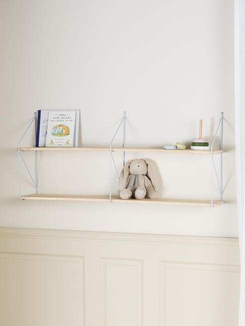 Alice & Fox shelf & desk CLEO, Blue/Natural
