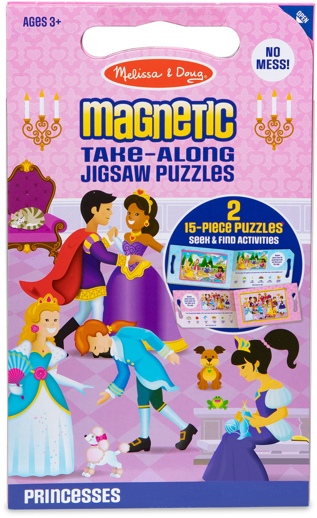 Melissa &  Doug Ta-Med Magnetisk Pussel Prinsessor 2×15 bitar