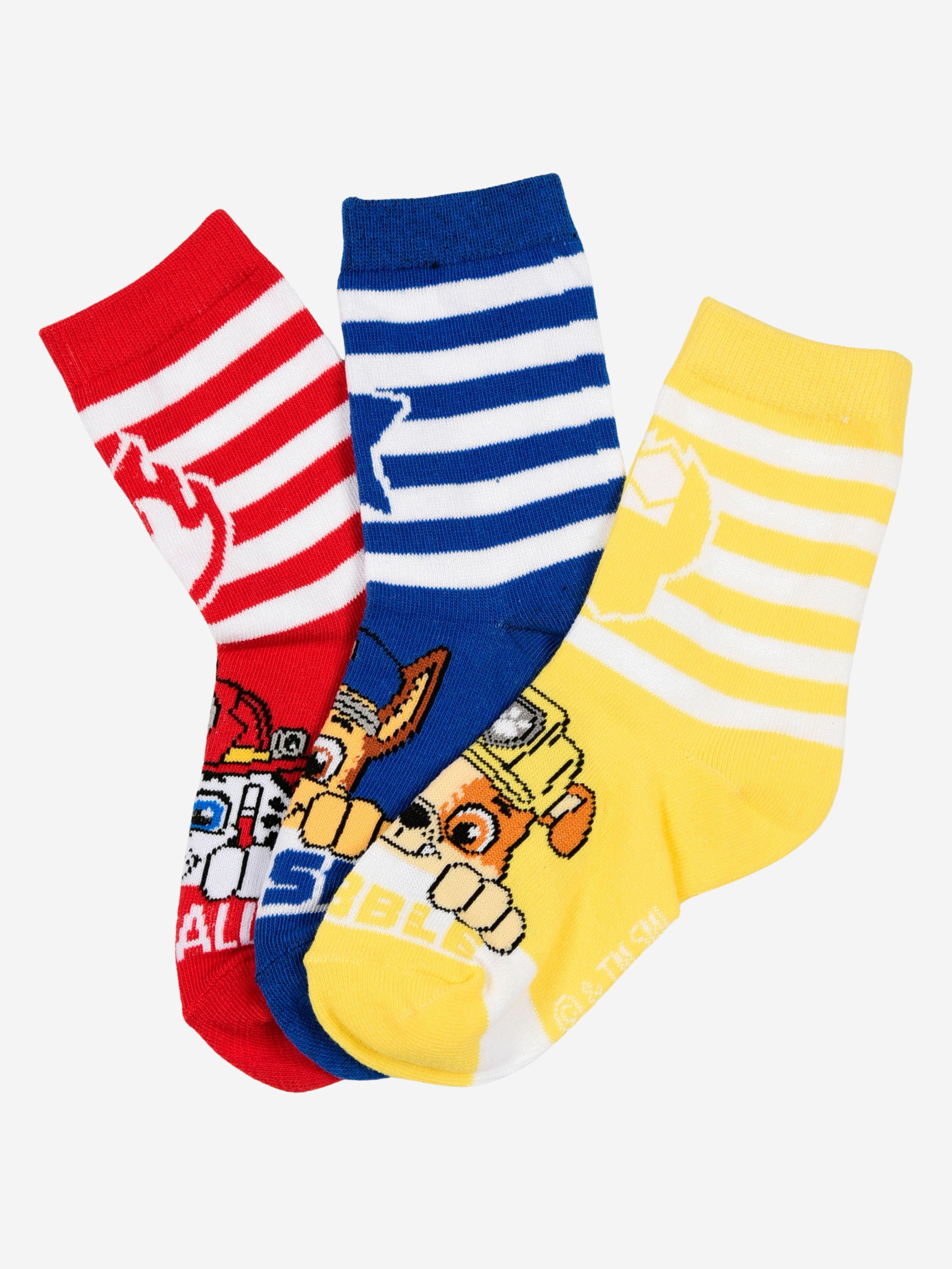 Paw Patrol Strumpor 3-Pack, Flerfärgad, 31-34