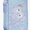 Beckmann Fylld Trippelpennfodral, Unicorn Princess Ice Blue