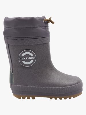Mikk-Line Glitter Barefoot  Fôrede Gummistøvler, Shark