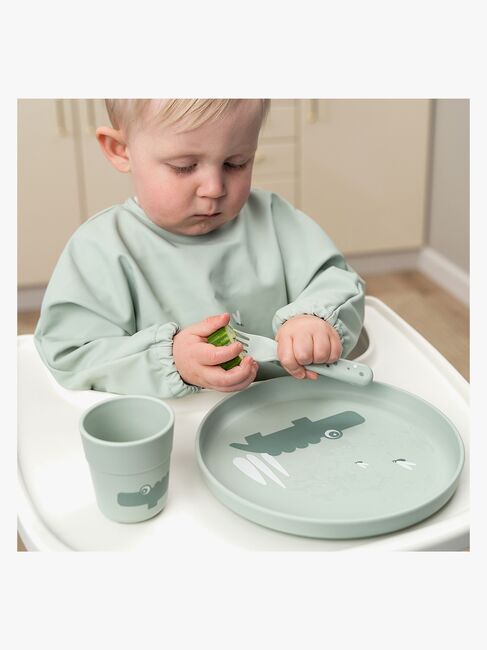 Done By Deer Foodie Tallrik Croco, Grön