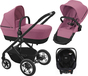 Cybex Talos S 2-in-1 Duovagn inkl. Axkid Modukid, Magnolia Pink