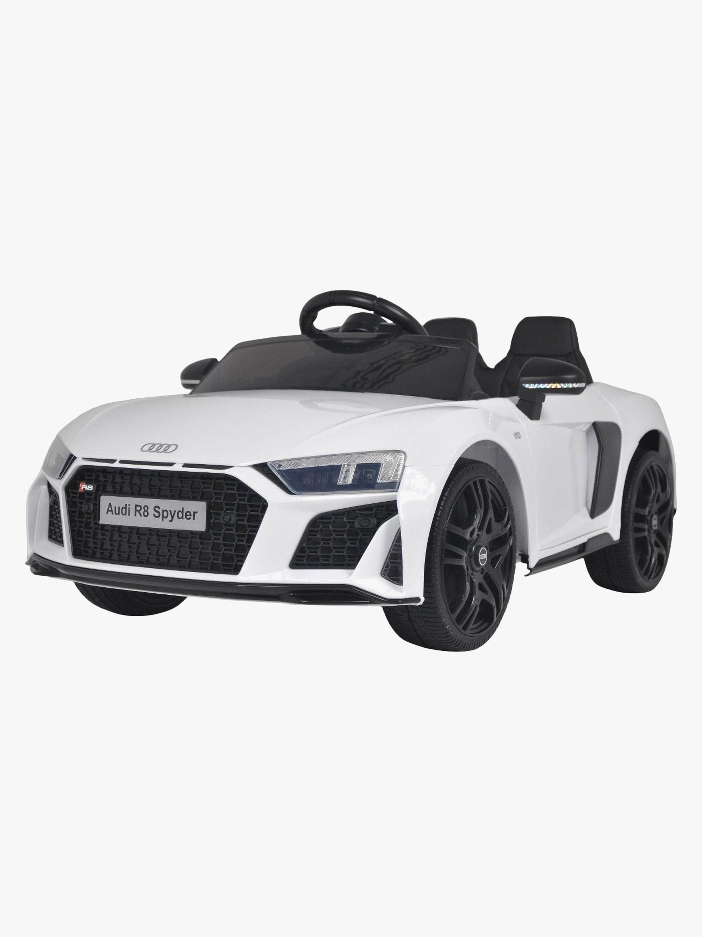 Audi R8 Spyder Elbil, Vit