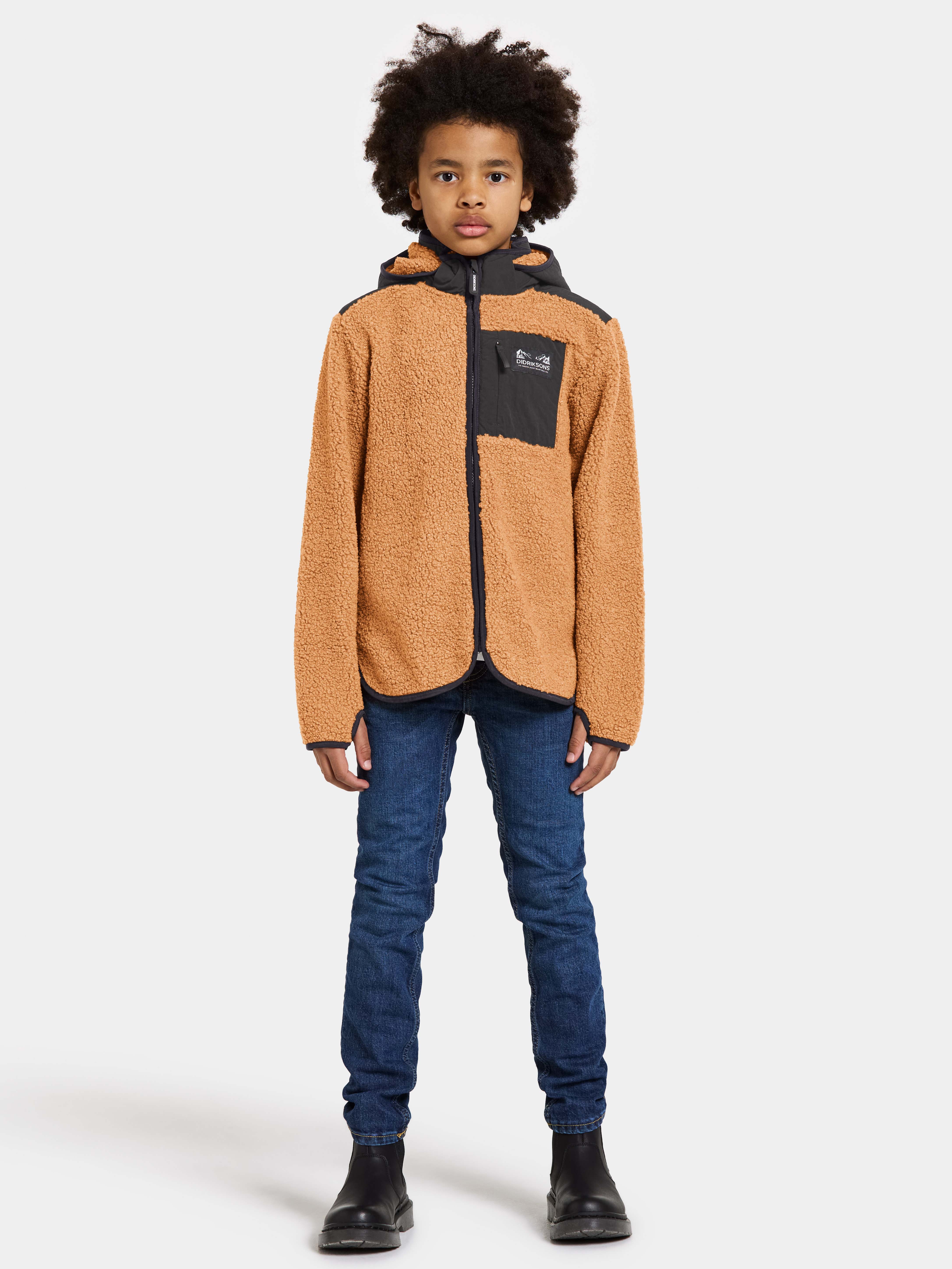 Didriksons Exa Pilejacka, Almond Brown, 110