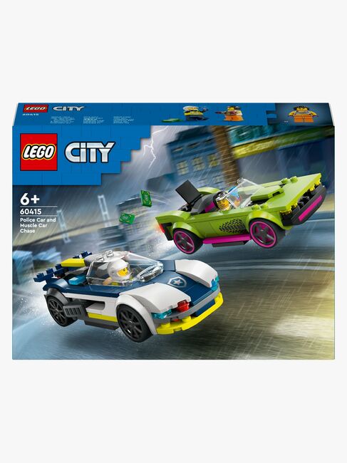 LEGO City 60415 Jakt med polisbil och muskelbil