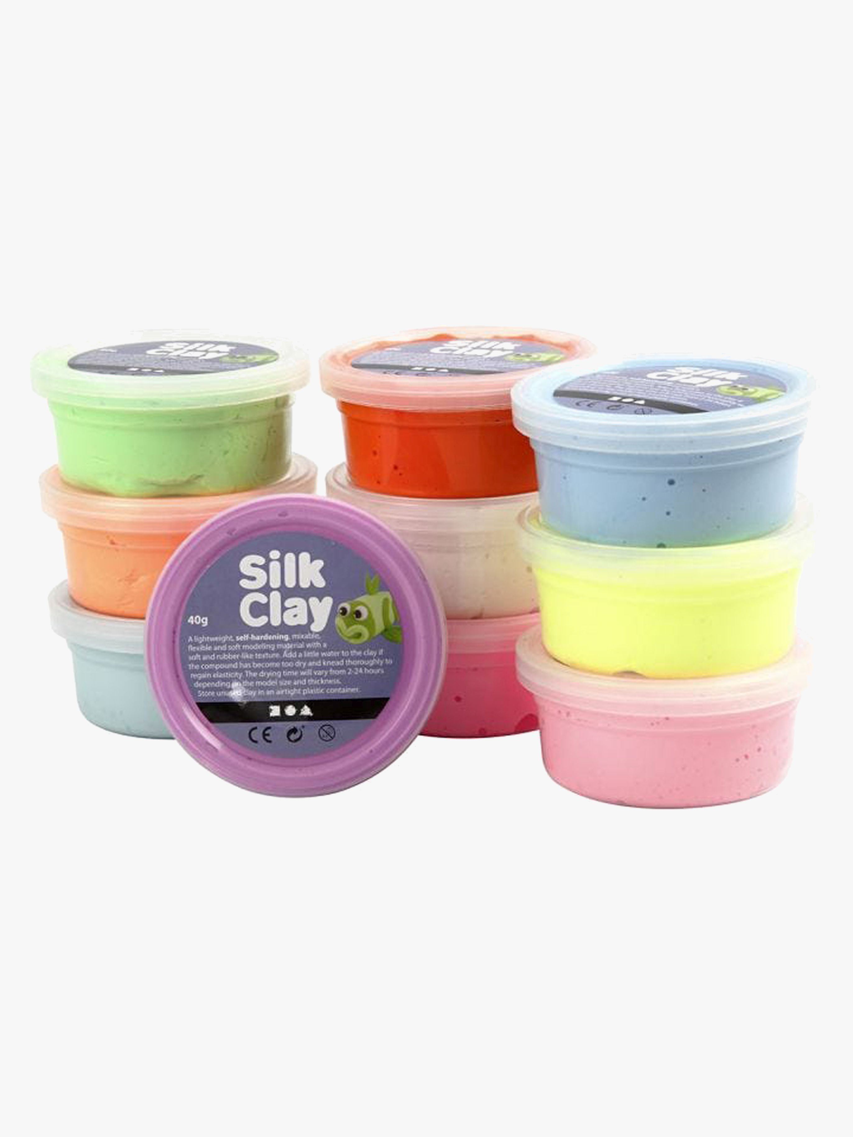 Silk Clay Mixade Färger Basic 2