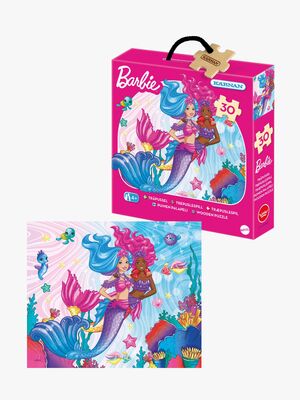 Egmont Kärnan Barbie Sjöjungfru Träpussel 30 Bitar