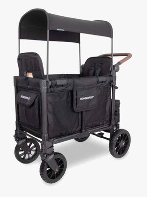 WonderFold W2 Luxe Pro Trækvogn, Jet Black