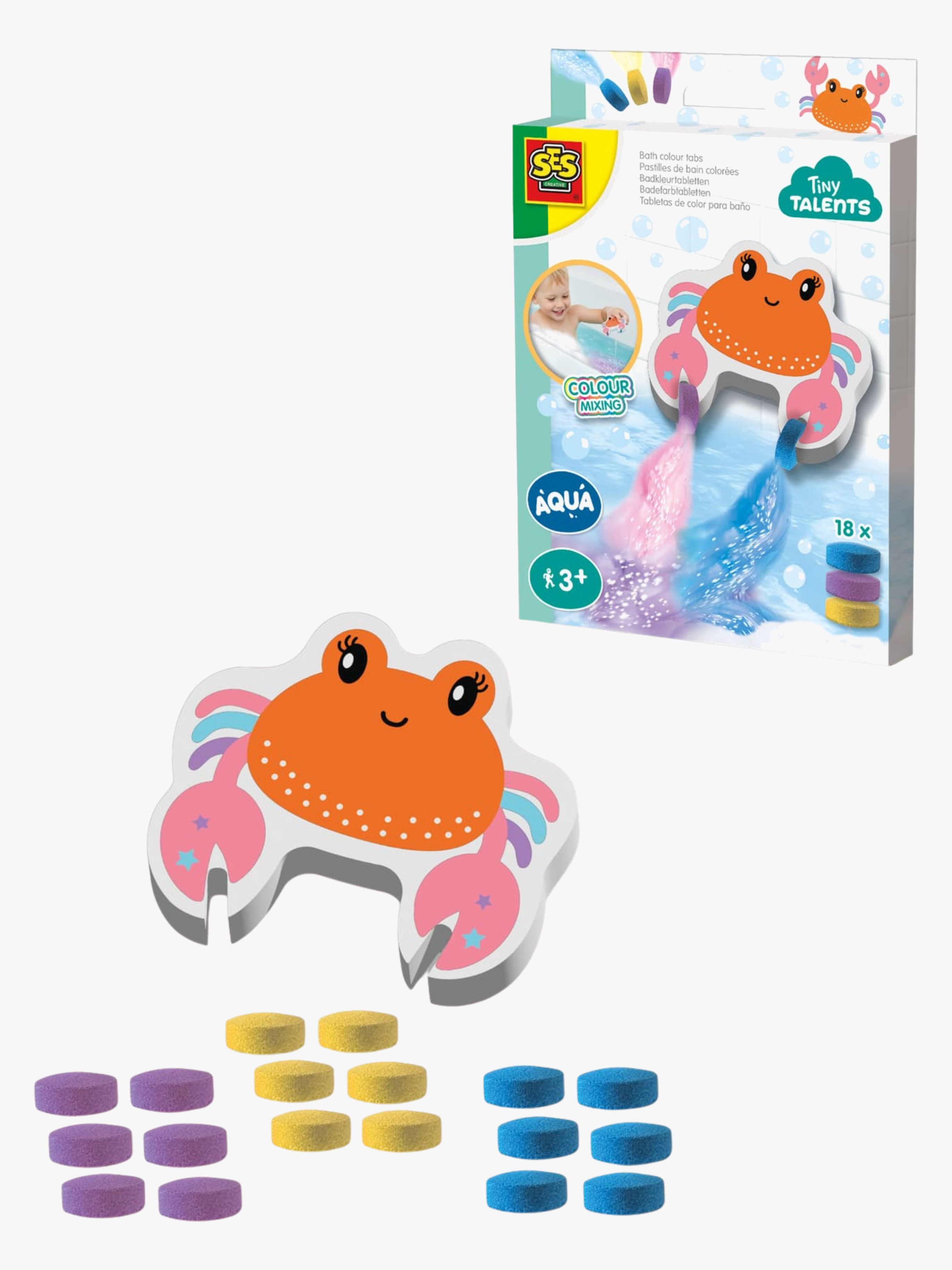 SES Creative Badleksak Krabba med Badfärger