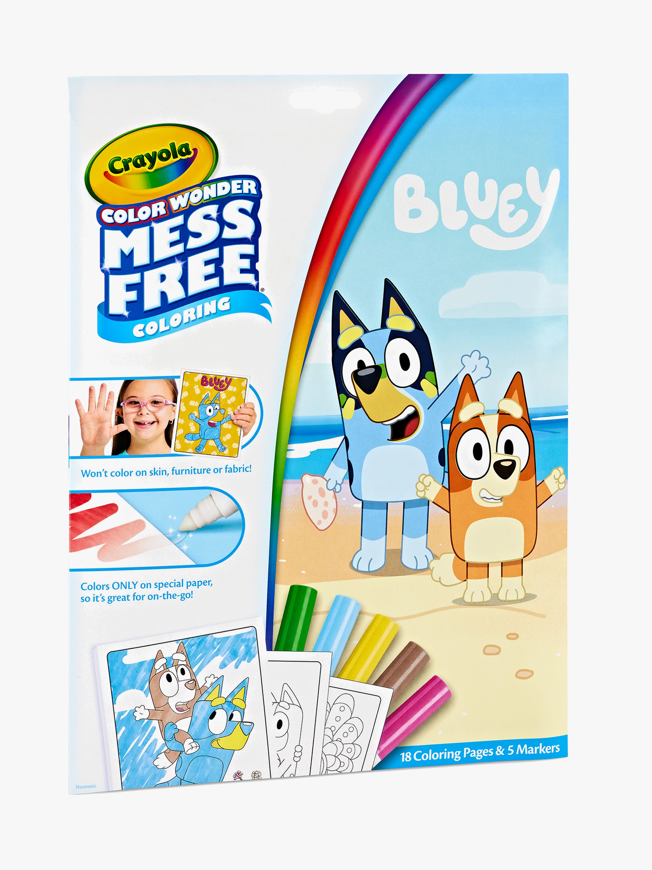 Bluey Color Wonder Målarset