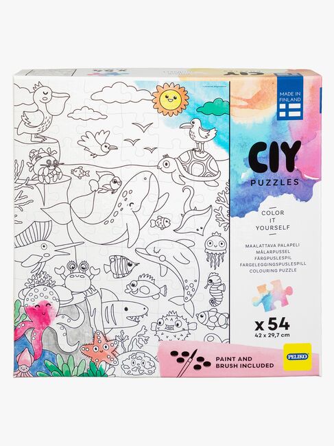 Peliko CIY Pussel med Vattenfärger 54 Bitar Blandad