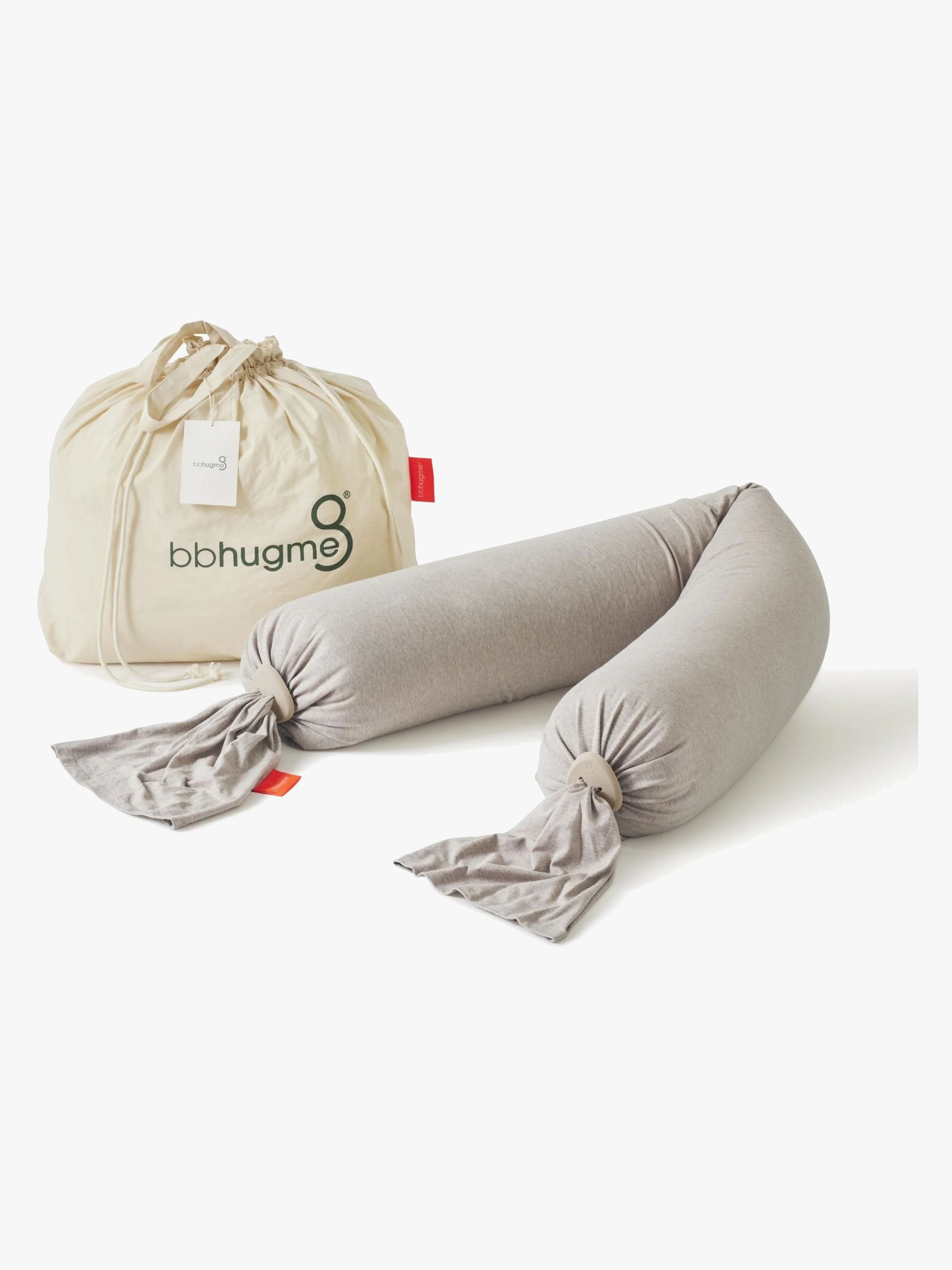 bbhugme Gravid- och Amningskudde, Seashell Beige - Bäst i test