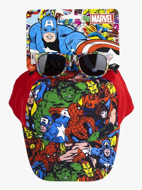 Marvel Avengers Keps & Solglasögon, Röd