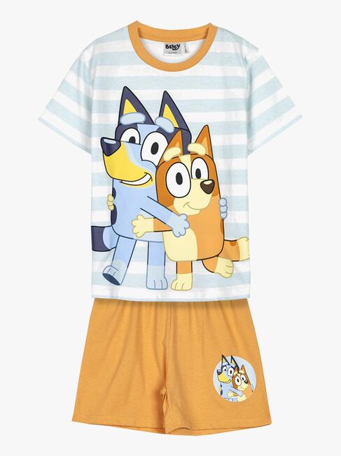 Bluey Pyjamas, Ljusblå/Orange