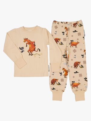 Geggamoja  Tvådelad Pyjamas Mamma Mu, Beige