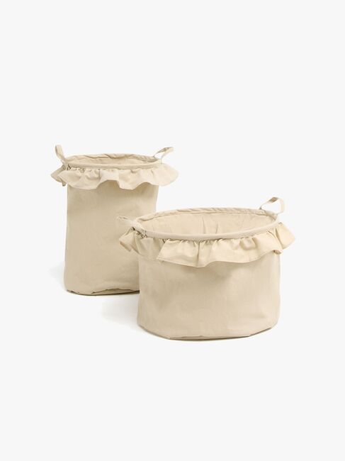 Alice & Fox DEMI Förvaringskorgar 2-Pack, Beige Linen