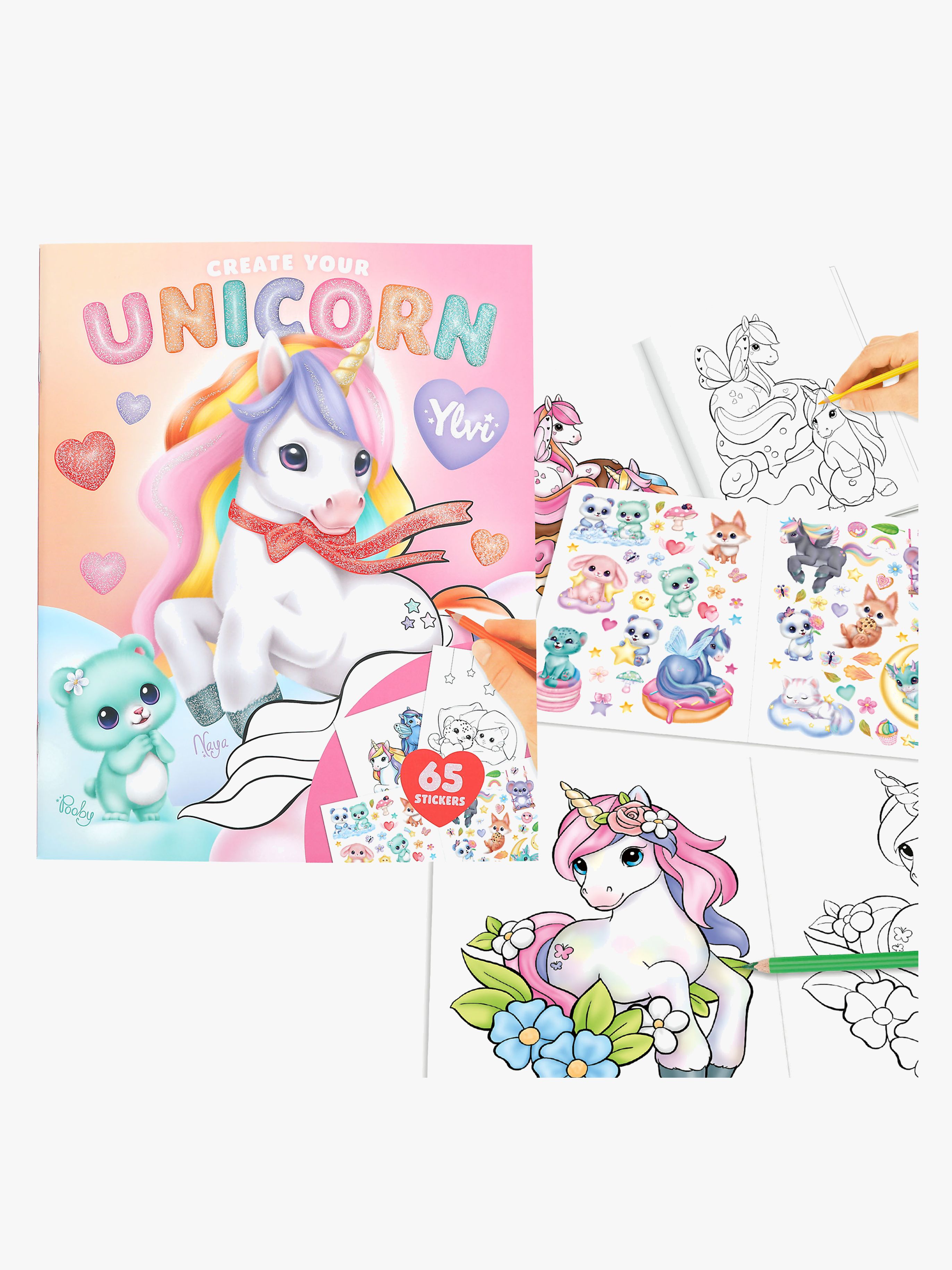 Ylvi & the Minimoomis Målarbok Unicorn