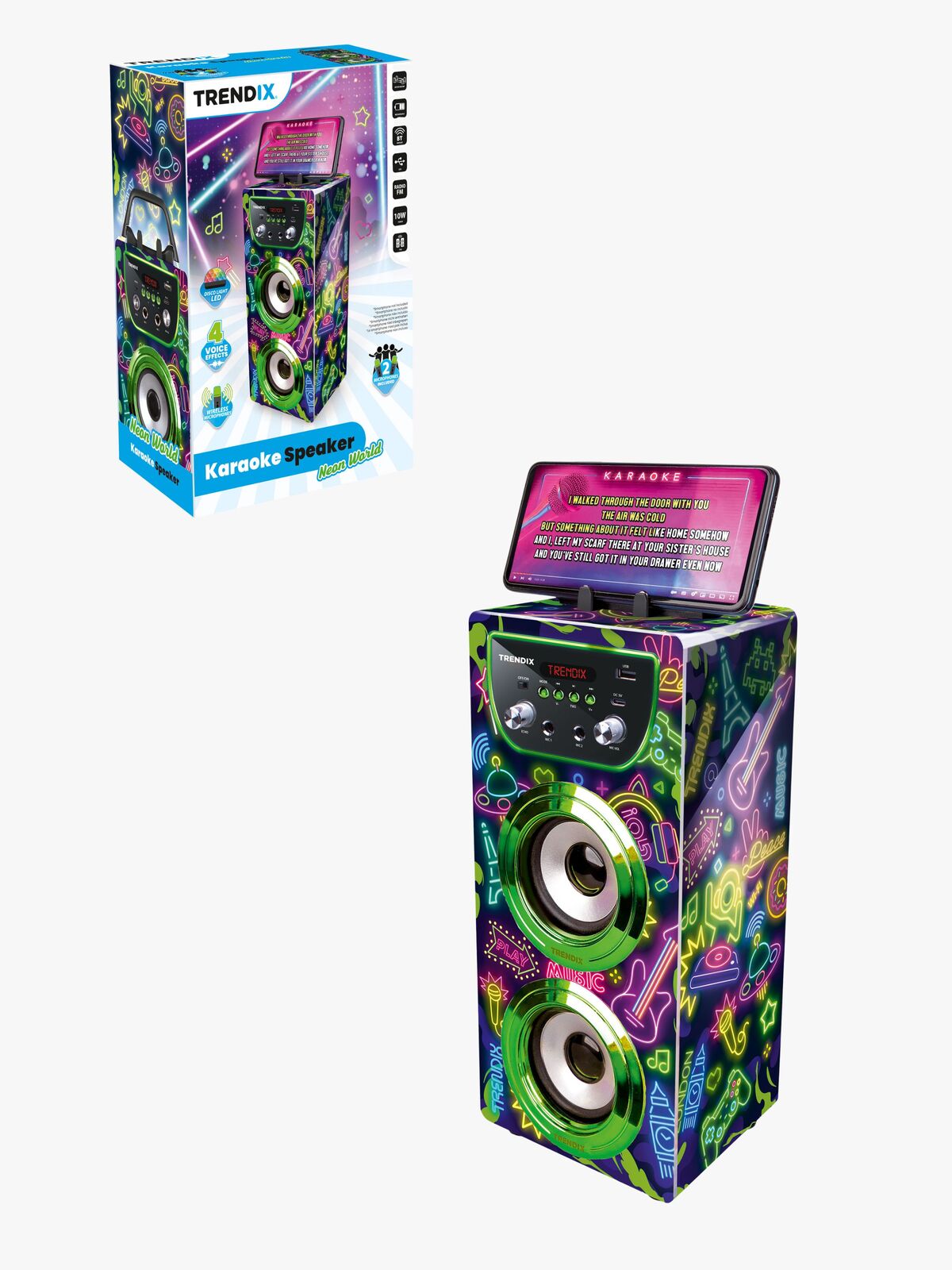 Trendix Karaokemaskin Neon World