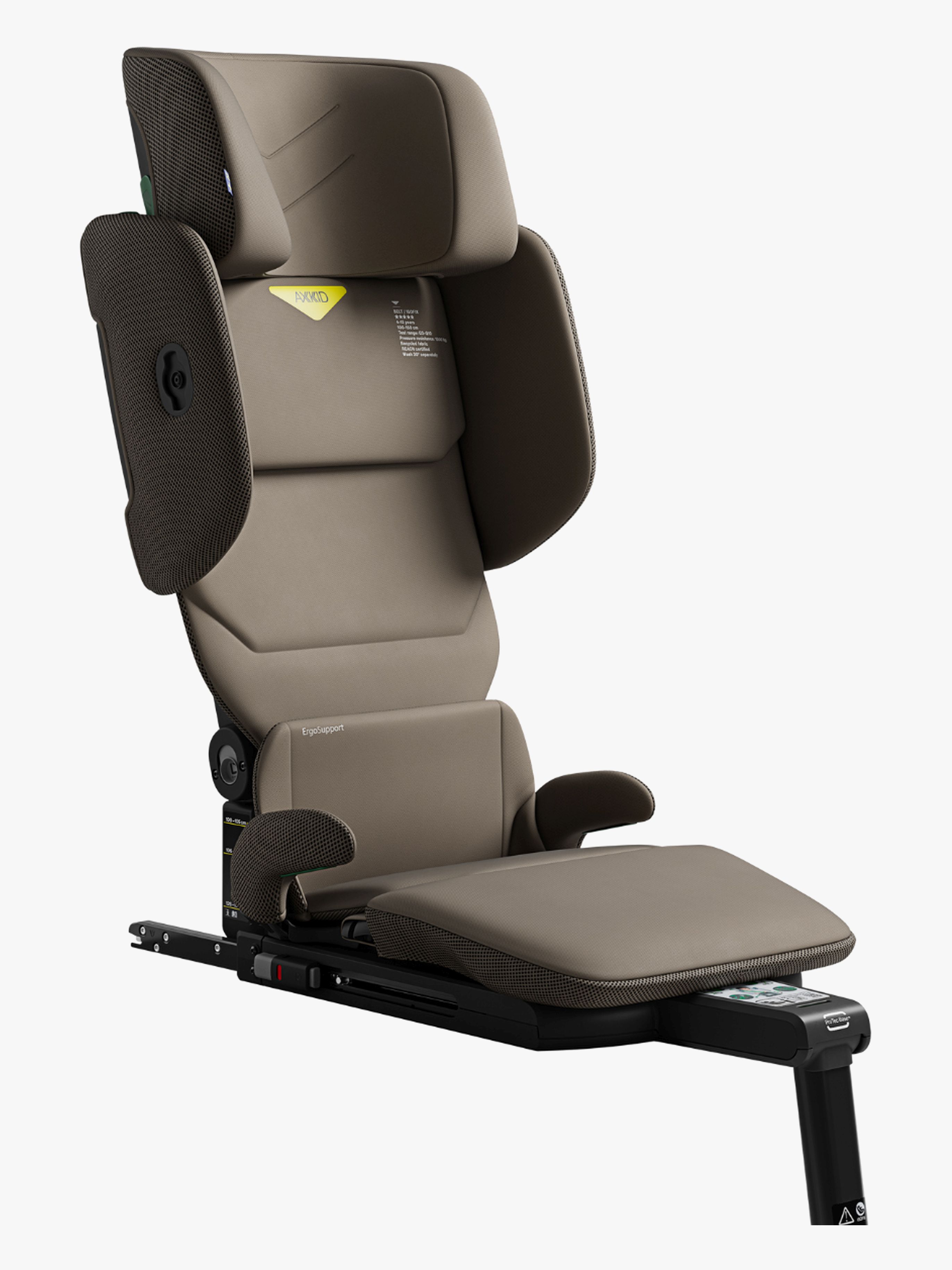 Axkid Up Bältesstol, Driftwood Beige - Bäst i test