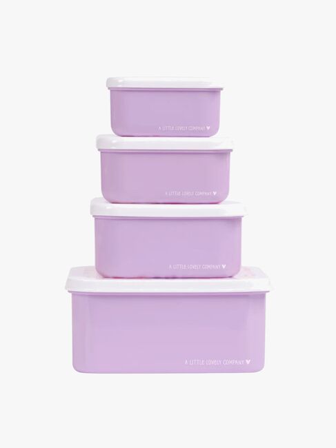 A Little Lovely Company Lunchboxset, Blomsterträdgård