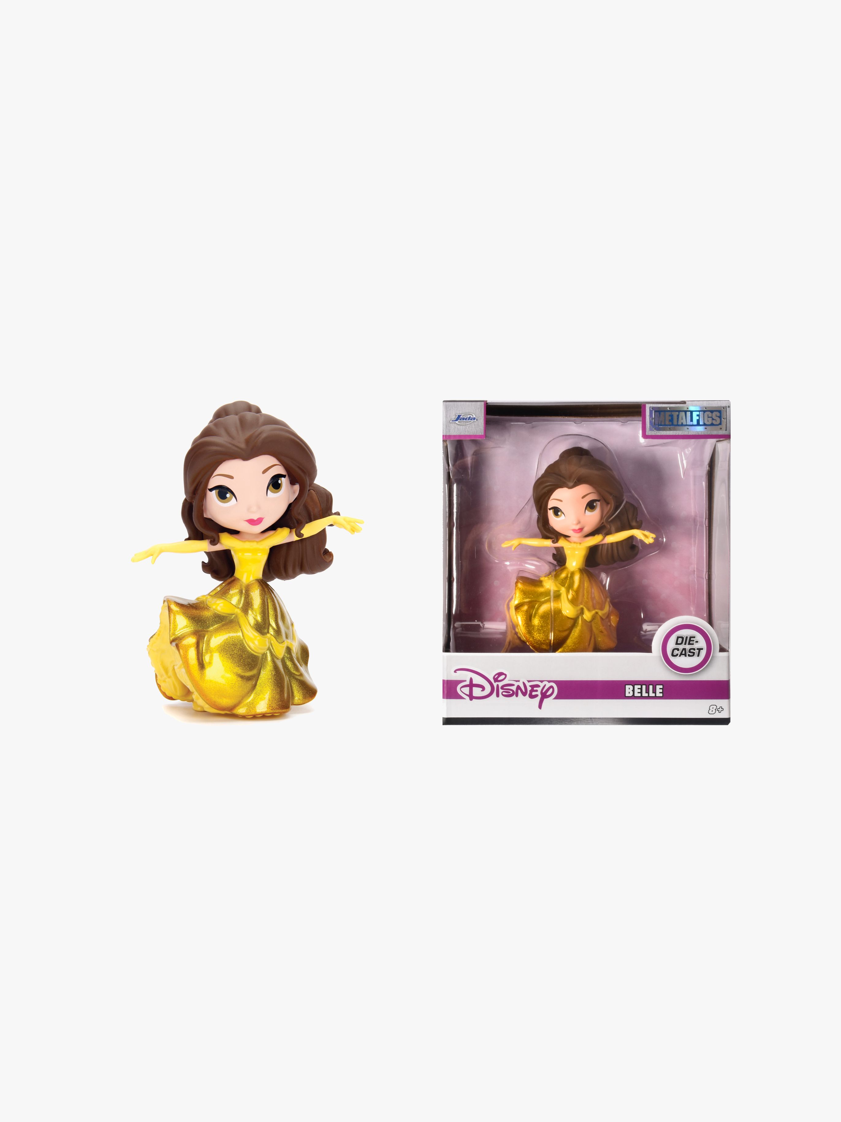 Jada Disney Prinsessan Belle Figur med Guldklänning
